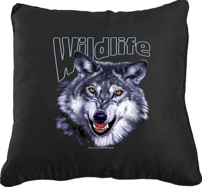 Kissenbezug  Kissen ohne Füllung Motiv - Wildlife Wolf - 40 cm x 40 cm