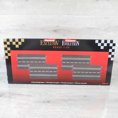 CARRERA 20509 EXCLUSIV / EVOLUTION - 1:24 - 4 Standardgeraden - OVP - #BV78699