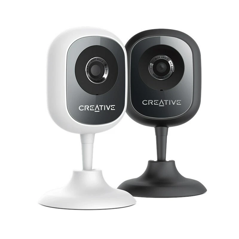 Creative Live Cam IP SmartHD 720p Wi Fi Monitoring Camera WHITE