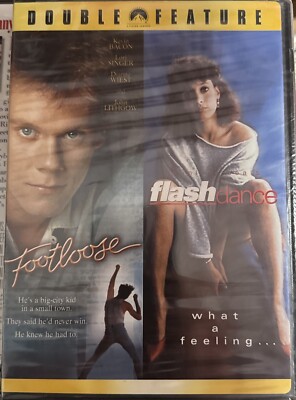 FOOTLOOSE & FLASHDANCE NEW Sealed Double Feature DVD Kevin Bacon, Jennifer Beals