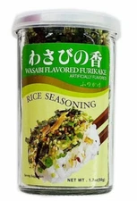 Japanese Ajishima WASABI Flavored Furikake Rice Seasoning Topping Mix (1.7 oz)