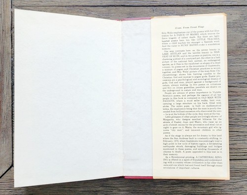 VIOLETTE NEWTON Signed Book A CATHEDRAL RINGING Poems of Guatemala - 1976 HC - Picture 13 of 13