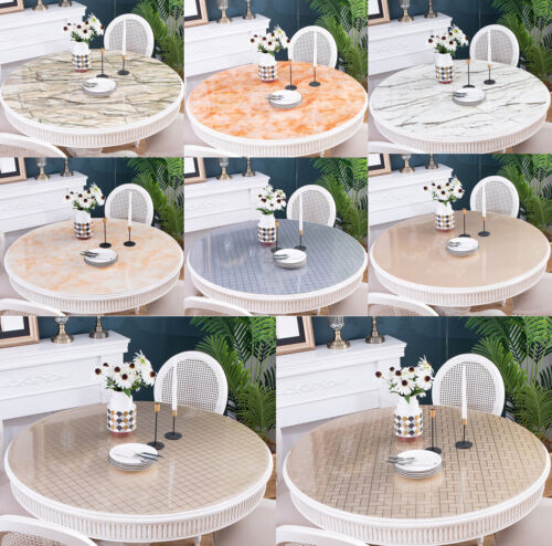 Round Tablecloth Clear Soft Glass Pvc, Round Tablecloth Protector