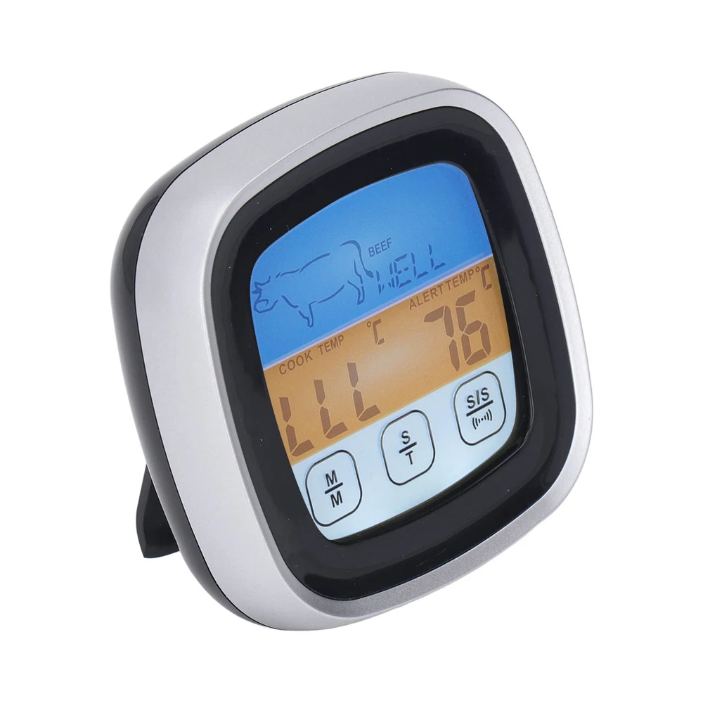 Digital Meat Thermometer LED Display Accurate Reading Meat Temperature Gauge