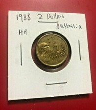 1988 2 Dollar Australien Münze Hh Marke - Schöne Welt Münze