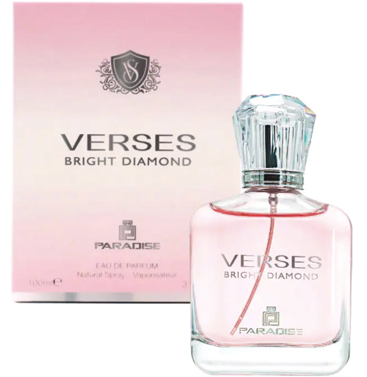 VERSES BRIGHT DIAMOND EDP 100 ML BY FRAGRANCE WORLD - USA SELLER + FREE  SHIPPING