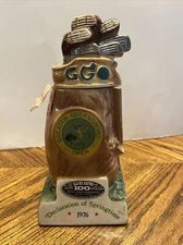 Vintage 1976 Old Mr Boston Greater Greensboro Open Whiskey Decanter EMPTY 