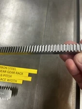 BOSTON GEAR WORKS GEAR RACK 16 PITCH  1/2” TALL 1/2” FACE 14-1/2 DEGREE P. A.