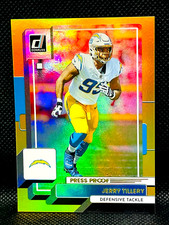 2022 Panini Donruss NFL - JERRY TILLERY #298 - Gold Press Proof - Holo Prizm SP