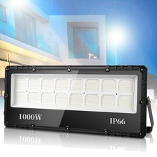 1000W 100000LM LED Fluter Außen Strahler Scheinwerfer Arbeitsleuchte Flutlicht