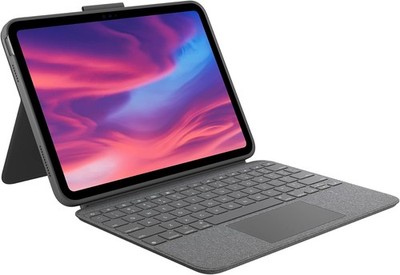 Logitech Combo Touch Hülle Kunststoff iPad 10.Gen Azerty Tastatur Trackpad