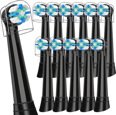12er-Pack Oral-B iO Ultimate Clean Elektrische Zahnbürstenköpfe Schwarz