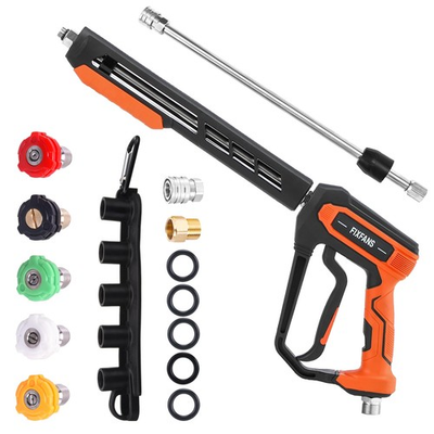 #ad FIXFANS Pressure Washer Gun Kit 5000PSI Power Washer Handle Gun with Replace... $50.11