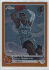 2022-23 Topps Chrome OTE Overtime Elite Orange Refractor /25 Trey Parker #42 3wu