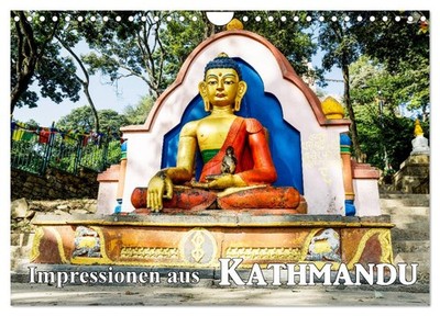 Impressionen aus Kathmandu (Wandkalender 2027 DIN A4 quer), CALVENDO Monatskalen