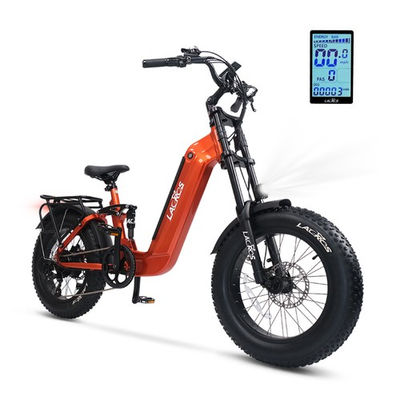 #ad Cyclone Electric Bike 1400W Peak Motor 28MPH Adjustable Full Suspension 80Miles $1179.00