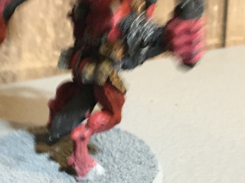 SA25971 WARHAMMER FANTASY AOS 40K CHAOS DAEMONS METAL BLOODTHIRSTER PAINTED BASE - Picture 13 of 16