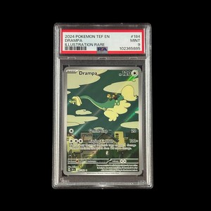 Pokemon Slab Drampa Temporal Forces Illustration Rare 184/162 PSA 9 Mint 2024