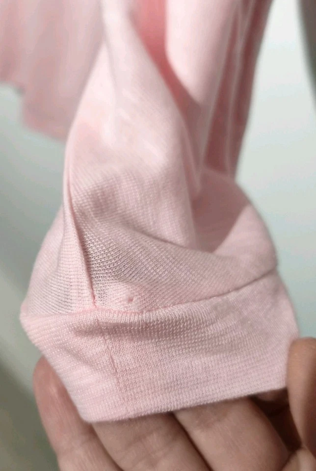 Phase Eight UK 16 Belle Scoop Neck TopPale Pink 3/4 Sleeve Cotton Blend NWT - Image 4 of 4