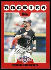 2008 Topps Opening Day #84 Todd Helton Colorado Rockies NM+