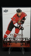 2008-09 Upper Deck Series 1 Brian Lee Young Guns Rookie RC #231 Ottawa Senators