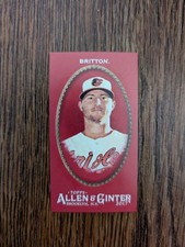 ZACH BRITTON 2017 Allen & Ginter X RED MINI 4/5 Card PWE