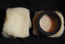 Nos Pair Buffing Polishing Pads For Cyclo Model 5 Wool Pile Bunnets