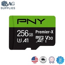 256GB Premier-X microSD Card - Essential for 4K UHD Video, Fast 100MB/s Transfer