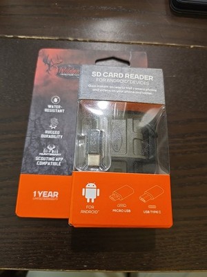 NEW Wildgame Innovations SD Card Reader for Android  Devices Free Shipping