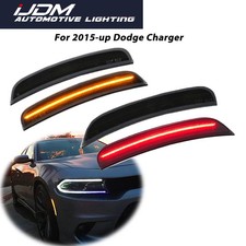 LED Side Marker Light Set For 2015-2021 Dodge Charger Front Rear