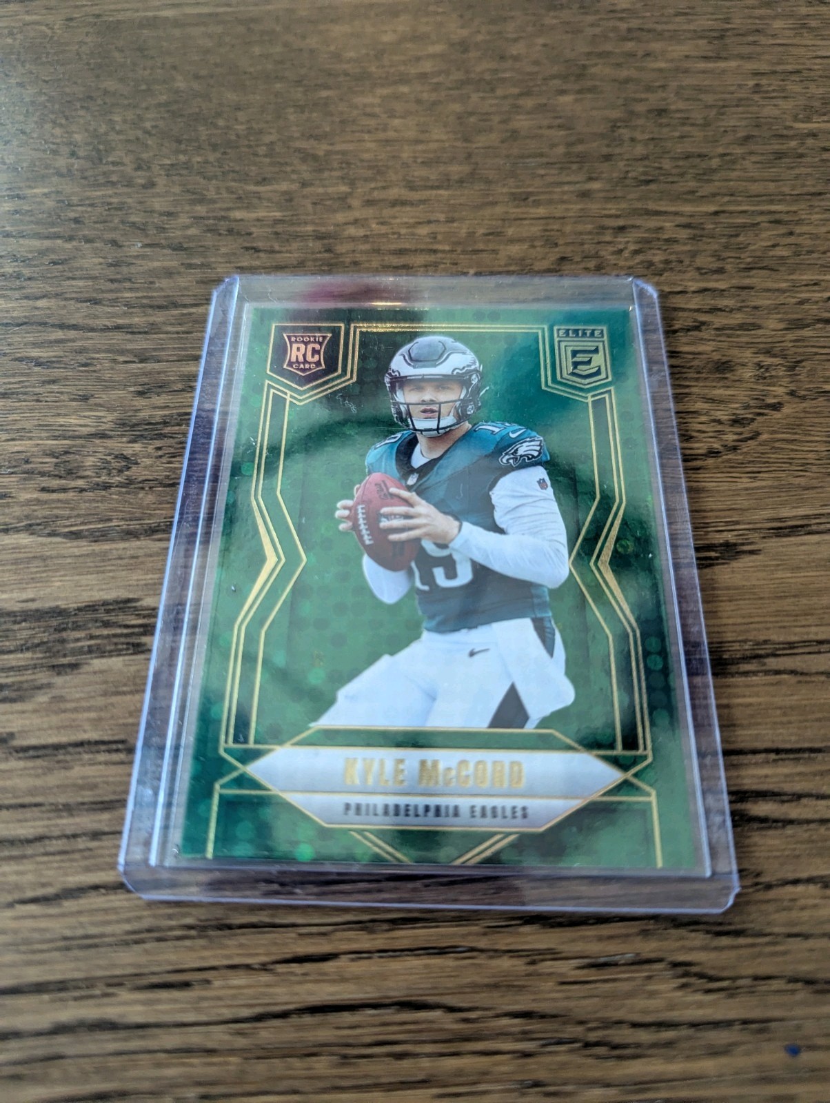 2025 Panini Donruss Elite - Rookies Kyle McCord #171 Green Disco (RC)