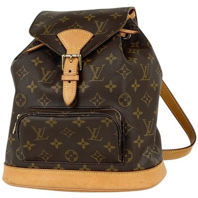 Louis Vuitton MontsourisMM Backpack Monogram Brown M51136 Women