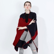 Seidenschal Damen Jacquard Silber