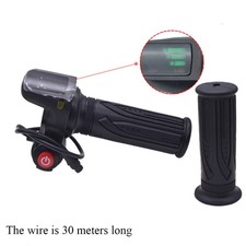 Electric Scooter Throttle Grip With Waterproof 6 Pin Interface For E Bike 48V