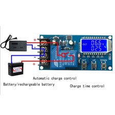 Lithium Battery Charger Module LCD Display Control Overcharge Protection Board