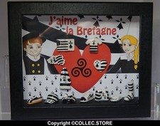 SERIE COMPLETE DE FEVES J'AIME LA BRETAGNE EN COFFRET