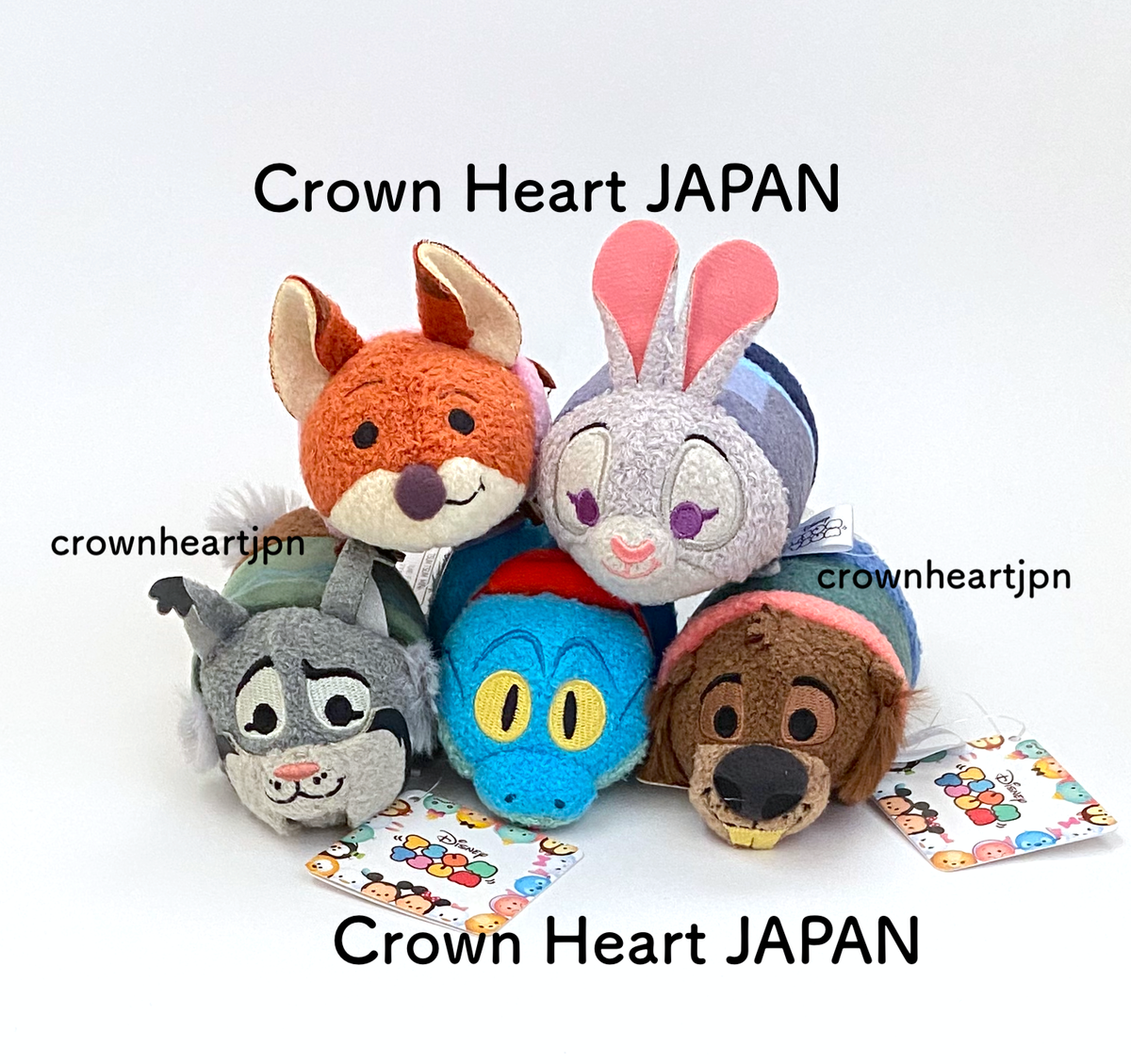 Disney Japan Zootopia 2 TSUM TSUM Plush Set - Nick Judy Pawbert