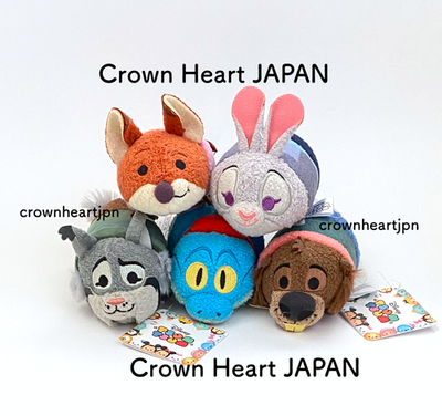 Disney Japan Zootopia 2 TSUM TSUM Plush Set - Nick Judy Pawbert