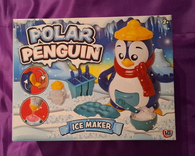  EIS MASCHINE PINGUIN (EISCREME & WÜRFEL) INKL. ZUBEHÖR für Kinder NEU!