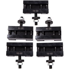 Fast 5pcs Quick Change Turning & Facing Lathe Tool Post Holder Kit 250-201 Fast