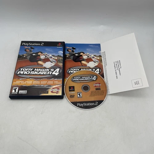 Tony Hawk's Pro Skater 4 PS2 PlayStation 2 Complete CIB + Reg card Tested