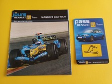Dépliant 4 feuillets RENAULT grand jeu Mégane F1 TEAM 2006 Circuit GP CHINE