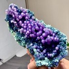 3.94LB Natural purple grape agate quartz crystal granular mineral specimen