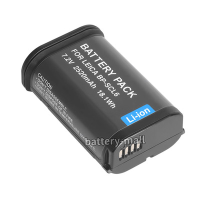 New 2520mAh LC-SCL6 BCSCL4 BP-SCL6 Battery for Leica Q2, Q3, SL2, SL2S 19 531