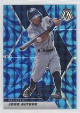2021 Panini Mosaic Reactive Blue Mosaic Prizm Jose Altuve #108 0ub8