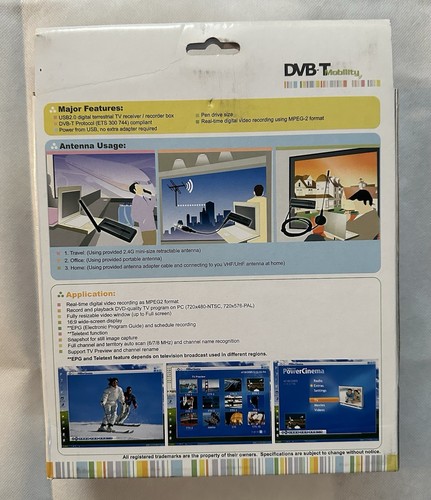 Mini Portable Digital Receiver USB 2.0 Software Radio DVB-T SKY - unwanted sale - Picture 2 of 4