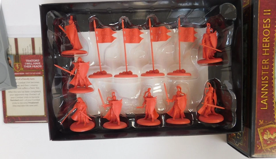 A Song of Ice & Fire: Lannister Heroes II Unit Box CMON & Dark Sword - Image 4 of 4