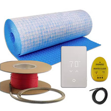 10 Sq. Ft. Electric Floor Heating System, 120-Volt Includes-Heating Cable, Cable