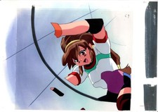 Battle Athletes Animation Cel Original Production Painting Anime E-3147
