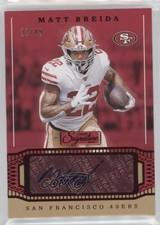 2019 Panini Chronicles Signature Series Red 22/49 Matt Breida #SS54 Auto 0d6s